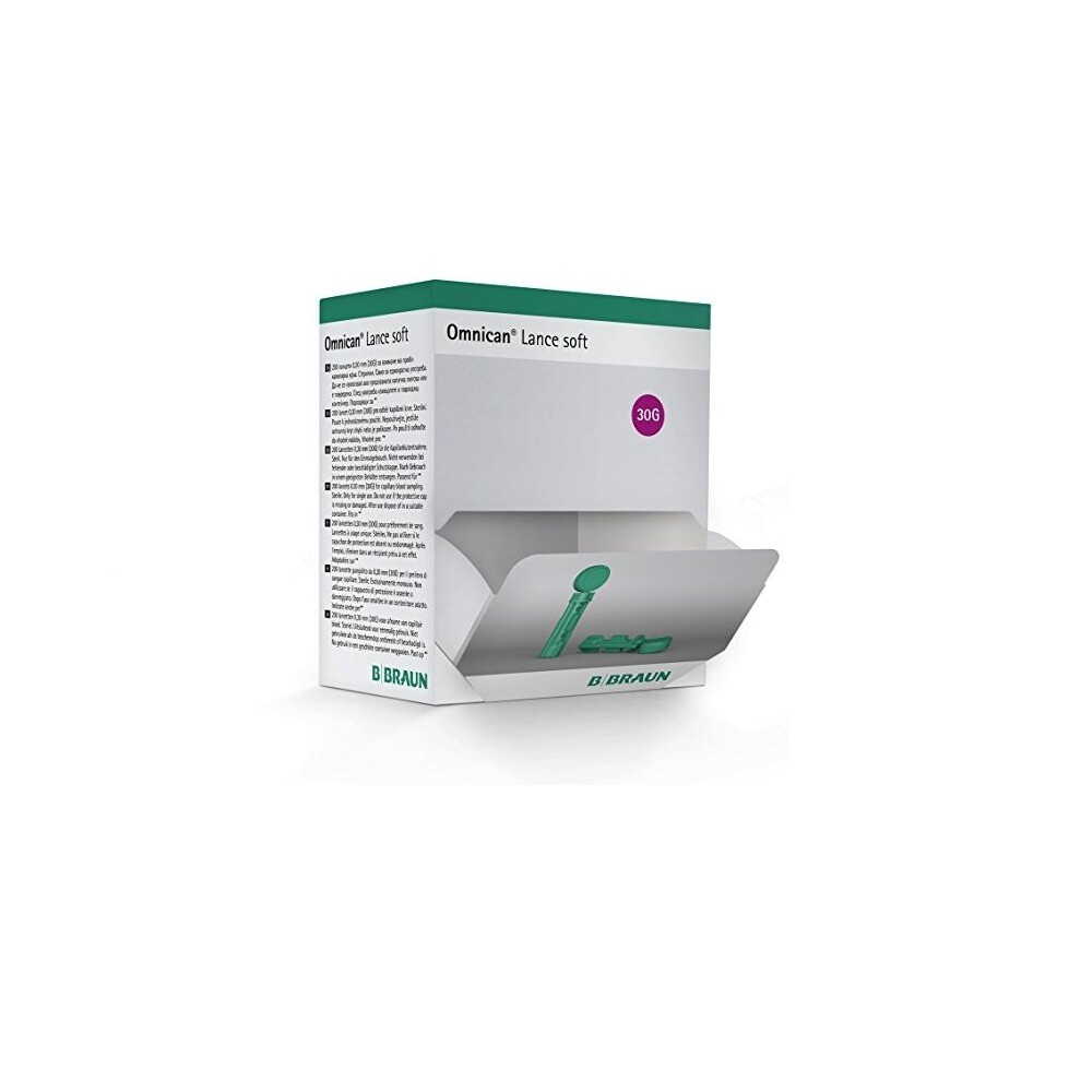 Braun Omnican Lancesoft 0 30Mm (30G) Lancets 200S