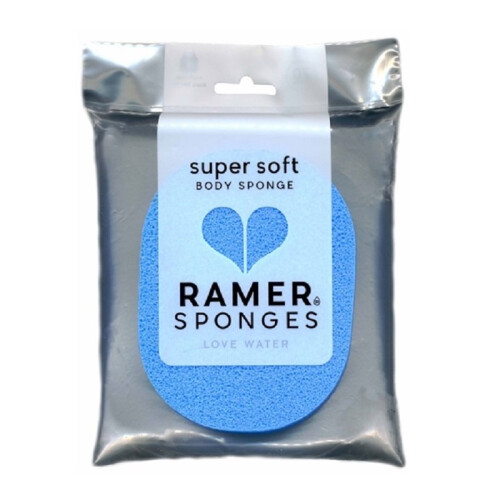 Ramer Super Soft Small Body Sponge Light Blue