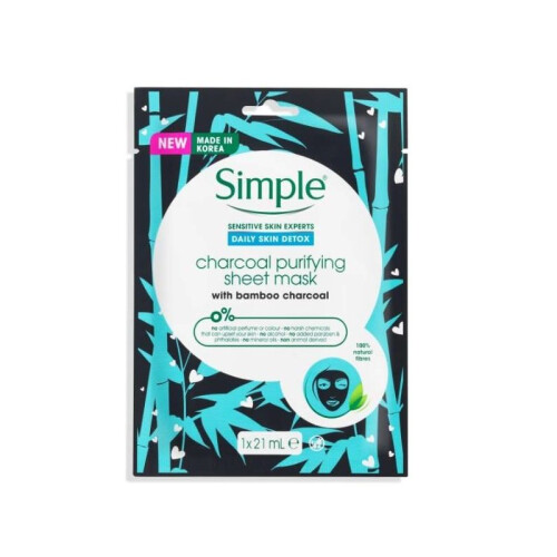 Simple Simple Daily Detox Purifying Charcoal Mask