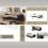 London Corner Sofa Bed Grey/Brown 4