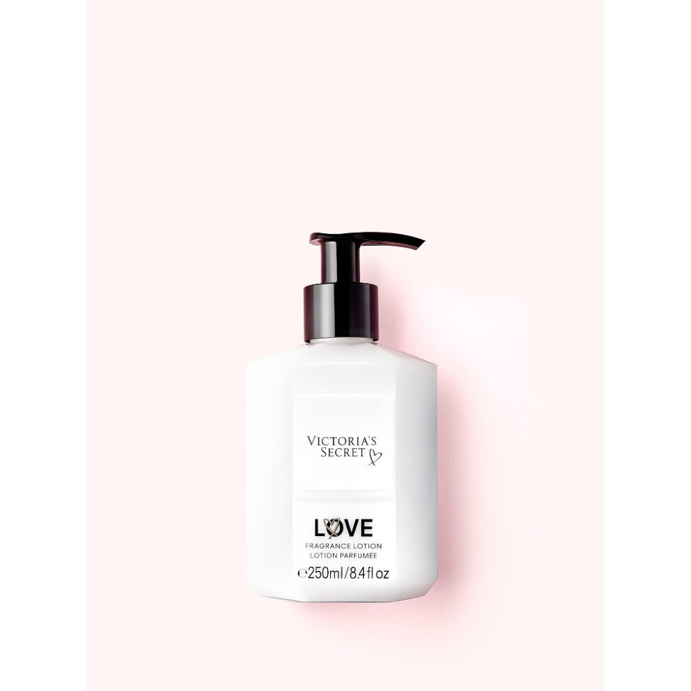 Victoria's Secret Love Fragrance Lotion 250Ml - Fast-Absorbing, Fresh Juniper & Apricot Blush Notes, Boyfriend Tee Scent; Mist For Lasting Scent