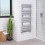 PlumbGalaxy Juva 1200 x 500mm Chrome Flat Panel Heated Towel Rail 1