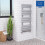 PlumbGalaxy Juva 1200 x 500mm Chrome Flat Panel Heated Towel Rail 2