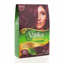 (Burgundy) Vatika Henna Hair Colour Ammonia Free - Brown, Dark Brown, Black & Burgundy 60g