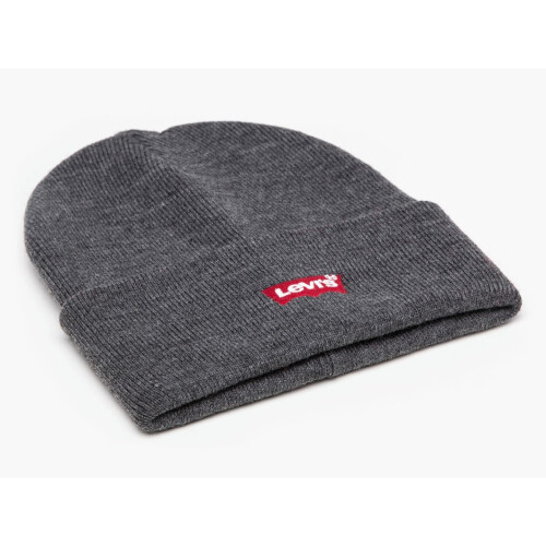 Levi's Levi Knitted EU11 Cuff Beanie ~ Red Batwing grey