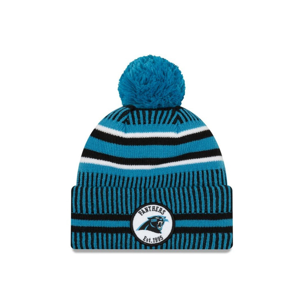New Era On Field Sport Knit Hm Beanie ~ Carolina Panthers