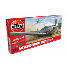 Airfix S5 Messerchmitt ME109E-4/E-1 1:48 Scale Model Aeroplane Kit