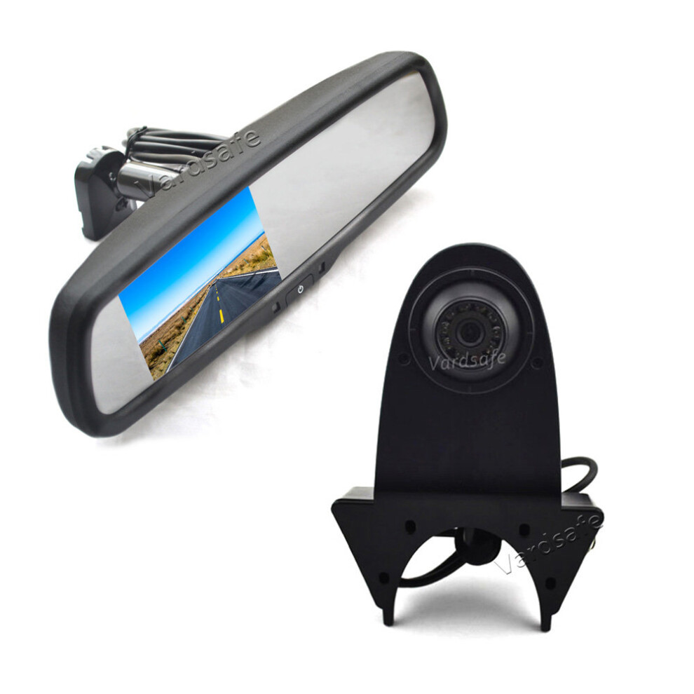 Vardsafe Vs807r Reverse Backup Camera +4.3'' Replacement Rear View Mirror Monitor For Mb Sprinter/ Vw Crafter 781829674794