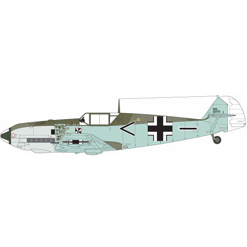 Airfix Airfix S5 Messerchmitt ME109E-4/E-1 1:48 Scale Model Aeroplane Kit 2