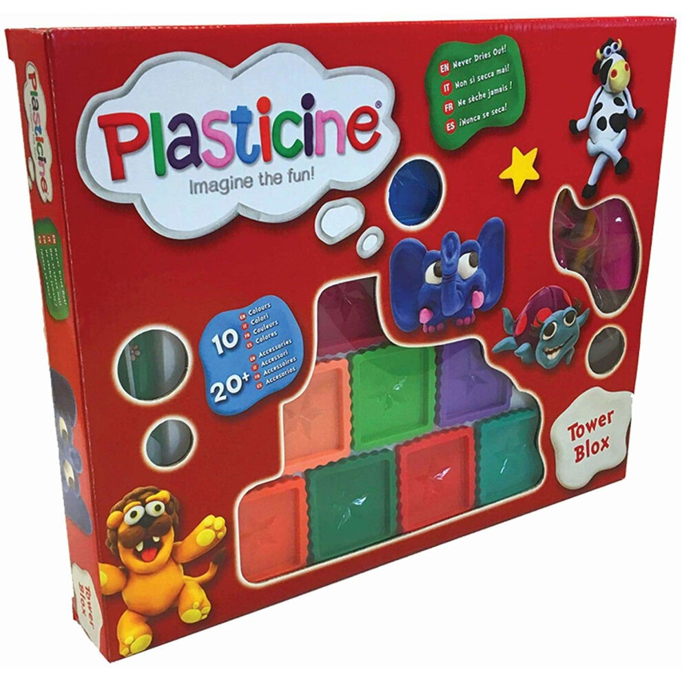 Photos - Other Toys Plasticine Tower Blox Modelling Set PLT07000