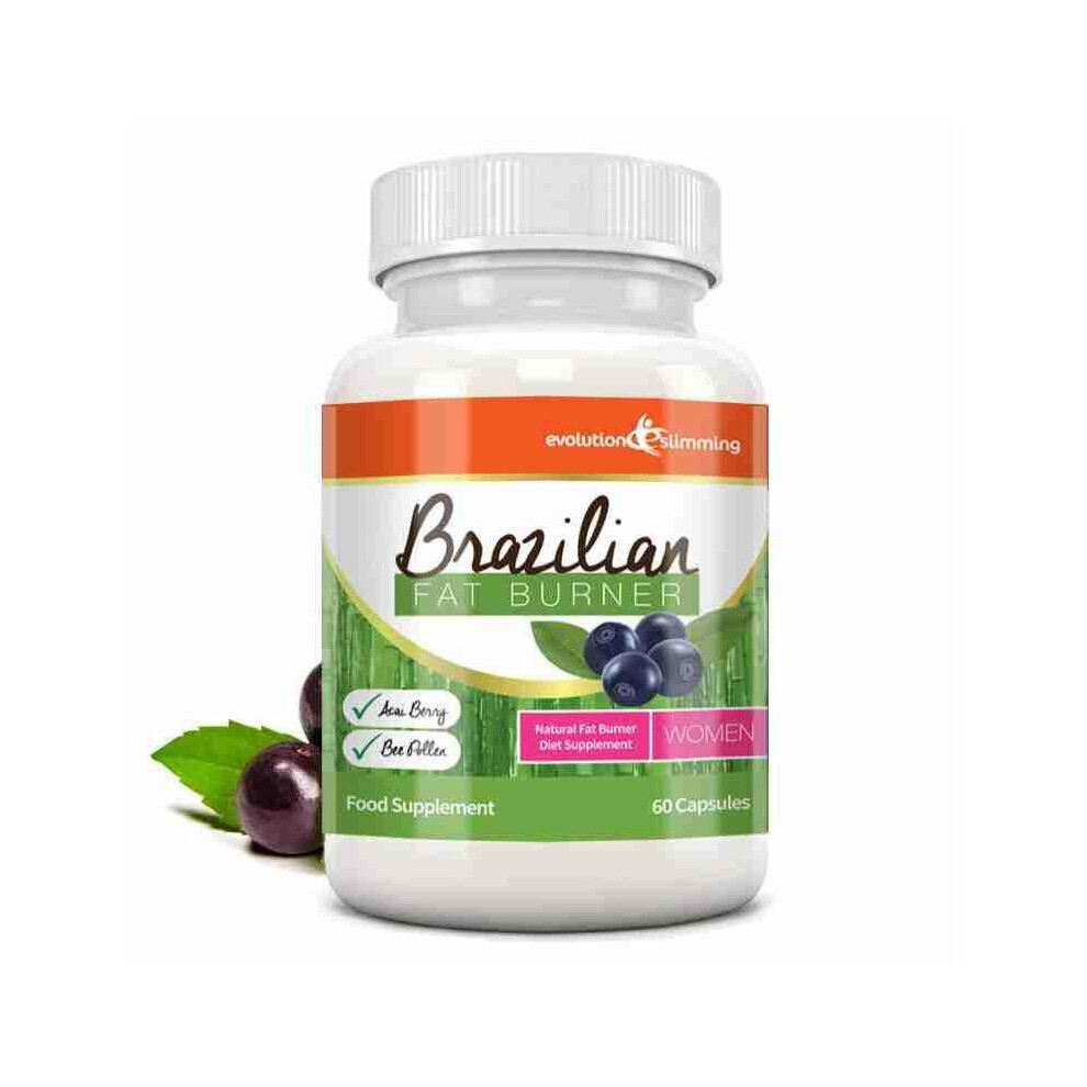 Brazilian Fat Burner for Women - 60 Capsules - Fat Burner - Evolution Slimming