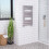 WarmeHaus Juva 800 x 450mm Chrome Flat Panel Heated Towel Rail 1