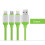 (Green) Universal 3 in1 Multi USB Charger Charging Sync Cable for Android Phones Tablets 1