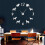 (Gold, 37 inch) Different Dog Breeds Large Wall Clock 2