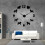 (Silver, 37 inch) Different Dog Breeds Large Wall Clock 3