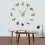 (Silver, 37 inch) Bull Terrier Dog Wall Art DIY Wall Clock 5