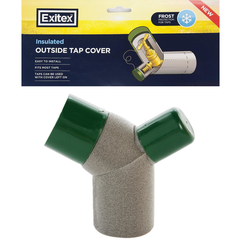 Exitex Thermal Insulated Garden Outside Tap Cover Cold Frost Protection