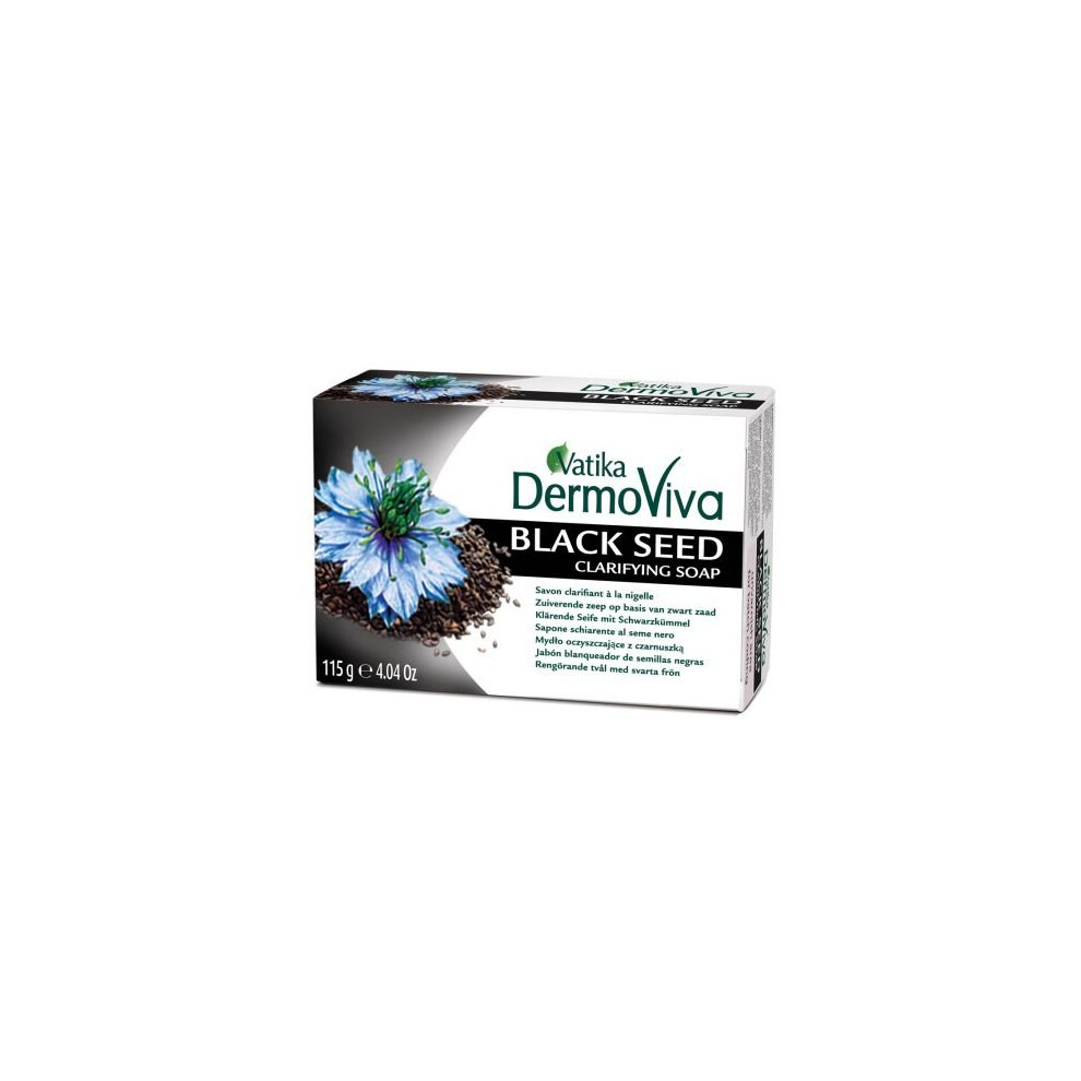 (Black seed) Dabur Vatika Dermoviva Soap 115g - Black Seed, Olive, Neem, Almond & Sandalwood