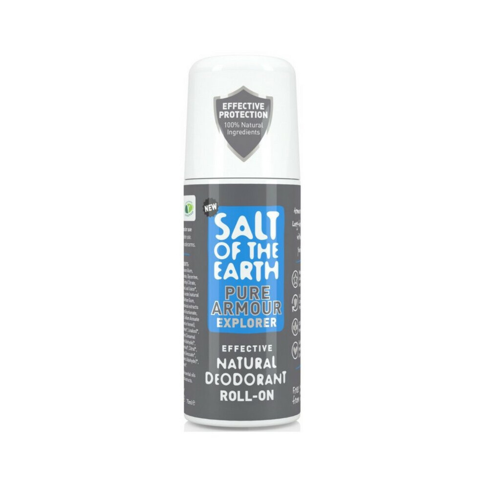 Salt of the Earth Natural Deodorant Roll On - Vetiver & Citrus - 75ml | Long-lasting Protection, 100% Natural Origin Ingredients, Unisex Vegan Formula, Made in the UK, Cruelty Free International - Image 7