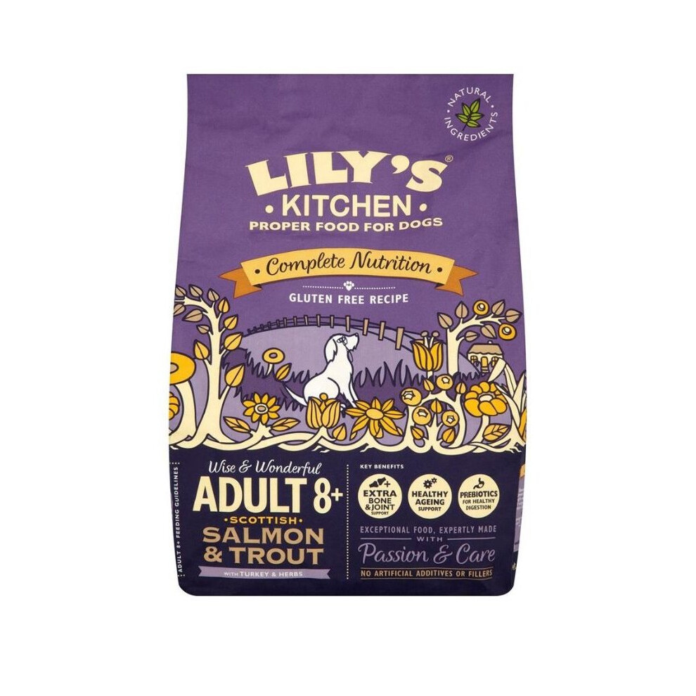 Lily's Kitchen & Trout Dry Food For Older Dogs 1Kg (Lily's Kitchen) Salmon