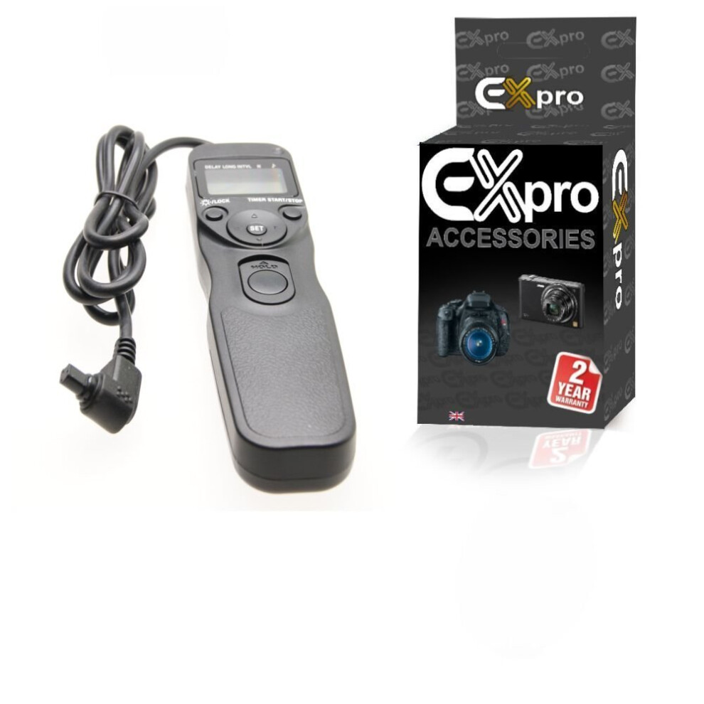 Ex-Proâ® Rs-80N3 Timer Remote Shutter Release Lcd For Canon Eos 3 5D 5055256986382