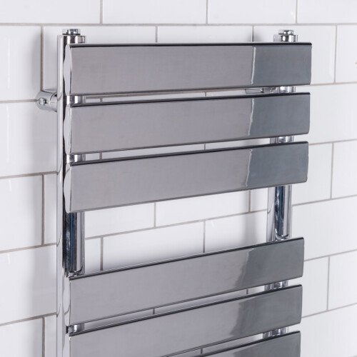 WarmeHaus Juva 1600 x 450mm Chrome Flat Panel Heated Towel Rail 1