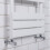 PlumbGalaxy Juva 800 x 500mm White Flat Panel Heated Towel Rail 4