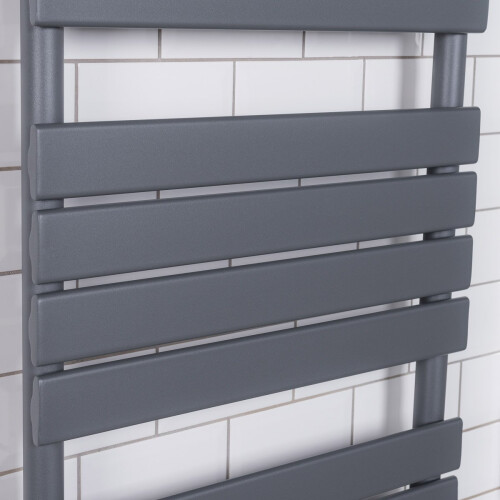 WarmeHaus Juva 1800 x 600mm Sand Grey Flat Panel Heated Towel Rail 2