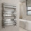 WarmeHaus Juva 800 x 500mm Chrome Flat Panel Heated Towel Rail 1