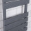 WarmeHaus Juva 650 x 400mm Sand Grey Flat Panel Heated Towel Rail 3