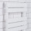 PlumbGalaxy Juva 800 x 450mm White Flat Panel Heated Towel Rail 2