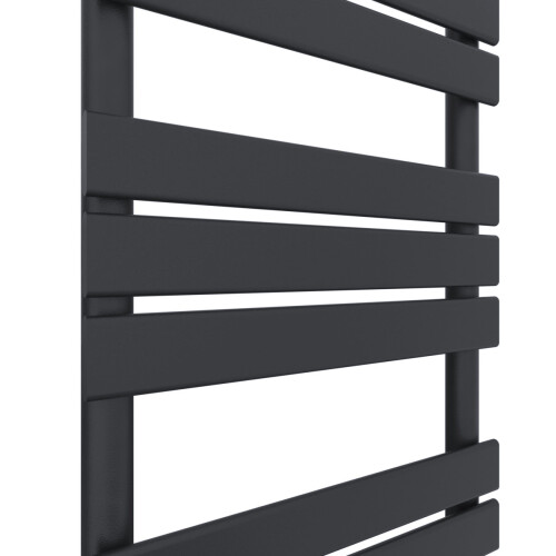 WarmeHaus Juva 800 x 500mm Sand Grey Flat Panel Heated Towel Rail 2