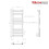 WarmeHaus Juva 1200 x 450mm Chrome Flat Panel Heated Towel Rail 6