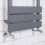 WarmeHaus Juva 800 x 450mm Sand Grey Flat Panel Heated Towel Rail 4
