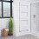 WarmeHaus Juva 1600 x 600mm White Flat Panel Heated Towel Rail 1