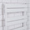 WarmeHaus Juva 1000 x 600mm White Flat Panel Heated Towel Rail 2