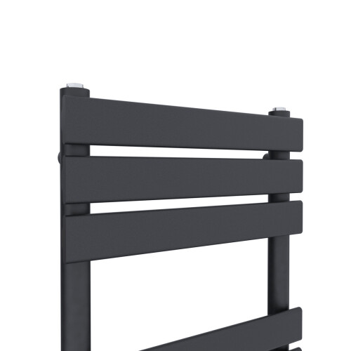 WarmeHaus Juva 1200 x 450mm Sand Grey Flat Panel Heated Towel Rail 2