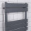 WarmeHaus Juva 950 x 500mm Sand Grey Flat Panel Heated Towel Rail 2