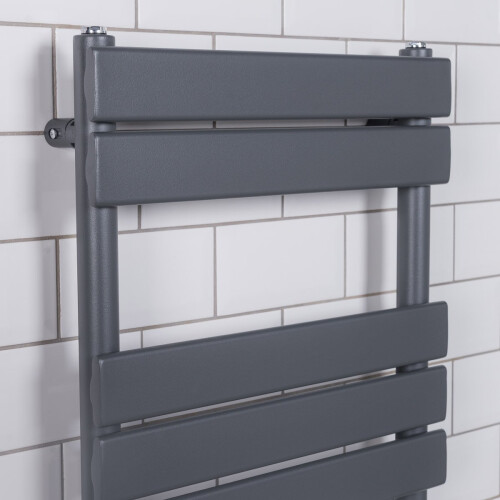 WarmeHaus Juva 950 x 500mm Sand Grey Flat Panel Heated Towel Rail 1