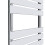 WarmeHaus Juva 1200 x 450mm Chrome Flat Panel Heated Towel Rail 4