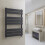 WarmeHaus Juva 800 x 500mm Sand Grey Flat Panel Heated Towel Rail 1