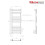 WarmeHaus Juva 1200 x 450mm Sand Grey Flat Panel Heated Towel Rail 6