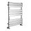 WarmeHaus Juva 800 x 600mm Chrome Flat Panel Heated Towel Rail 5