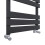 WarmeHaus Juva 800 x 500mm Sand Grey Flat Panel Heated Towel Rail 5