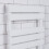PlumbGalaxy Juva 800 x 500mm White Flat Panel Heated Towel Rail 2