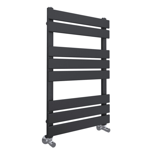 WarmeHaus Juva 800 x 500mm Sand Grey Flat Panel Heated Towel Rail 1