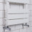 WarmeHaus Juva 1000 x 450mm White Flat Panel Heated Towel Rail 4