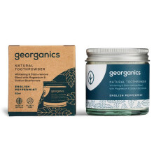 Georganics Naturlig Tandpastapulver Engelsk Pebermynte 60 ml