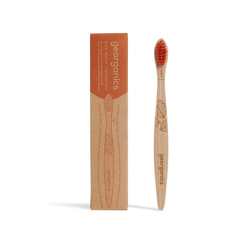 Beech Toothbrush for Kids - Soft (Georganics)