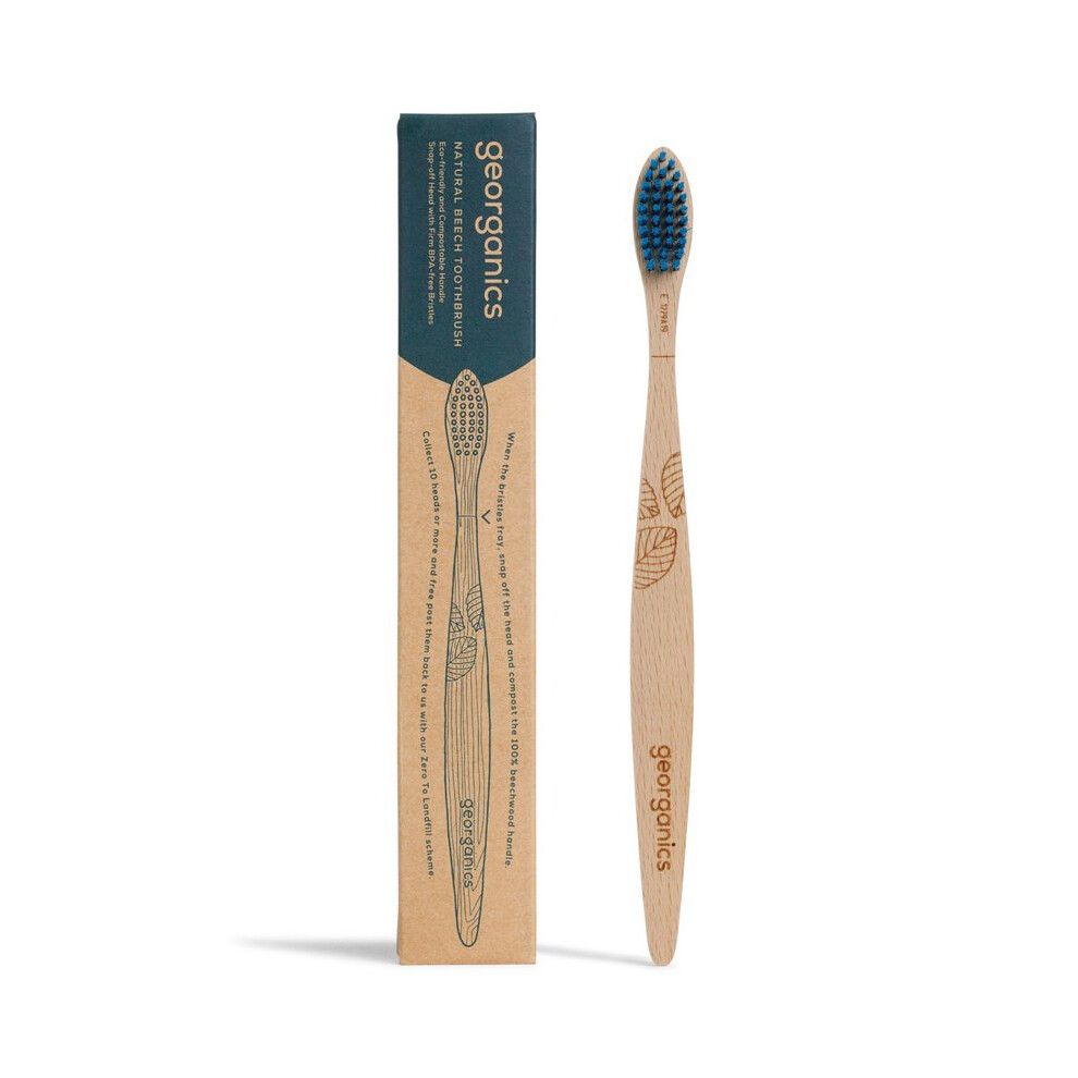 Natural Beech Toothbrush - Firm (Georganics)